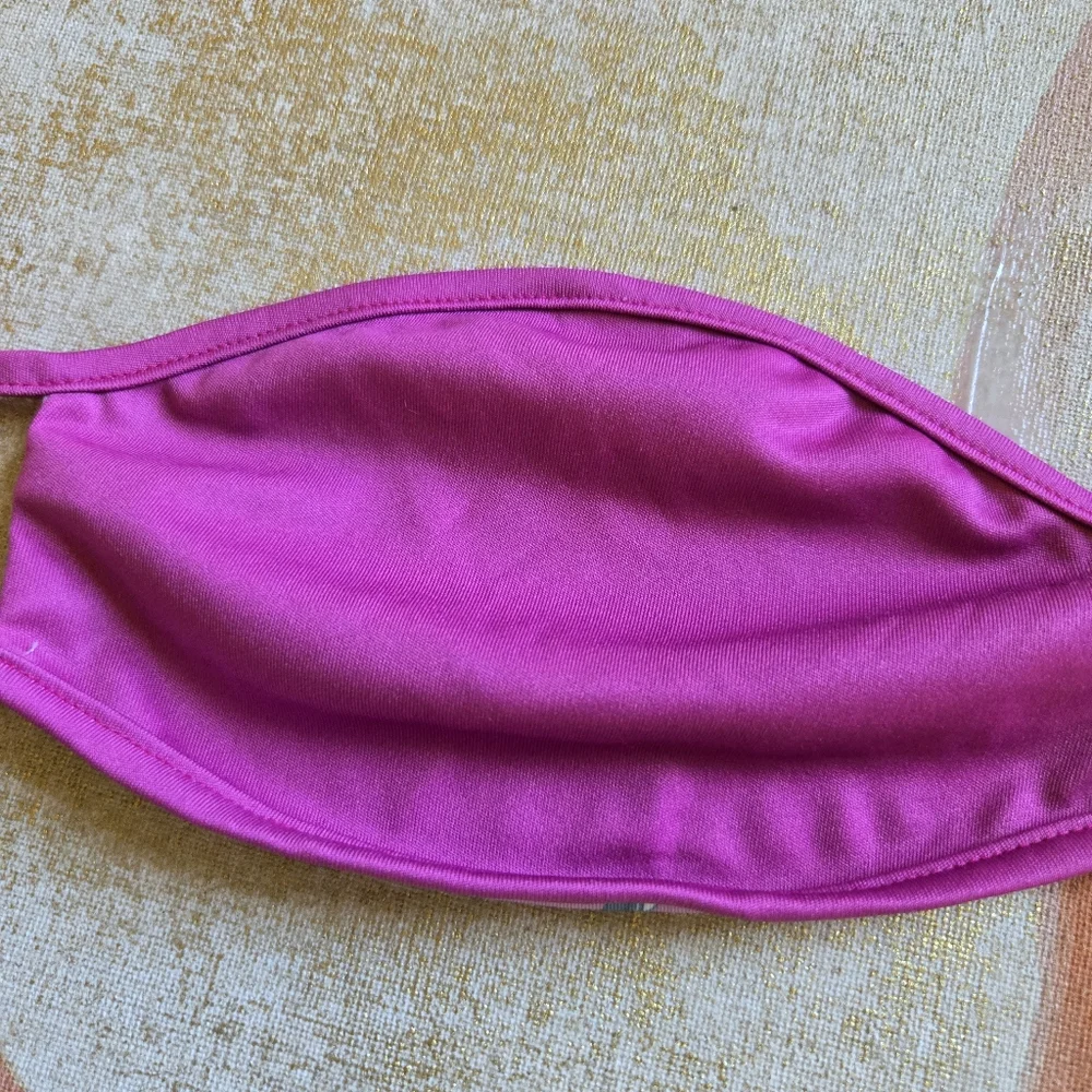 3/$25 Reusable Face Masks Bundle Of Two Animal Print Dolphin Tiger Pink Orange